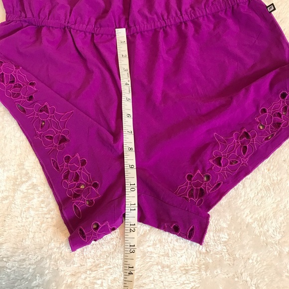 Fabletics purple romper with crochet details size Medium - Picture 13 of 15